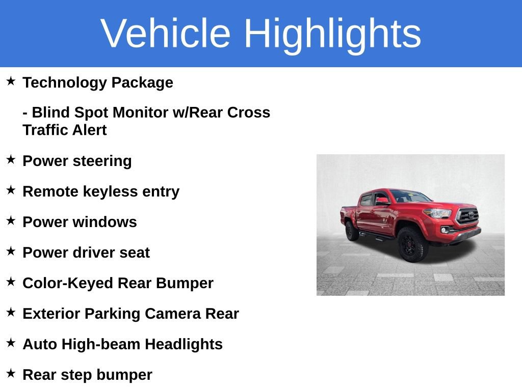 Used 2022 Toyota Tacoma SR5 w/ Technology Package RWD image 3