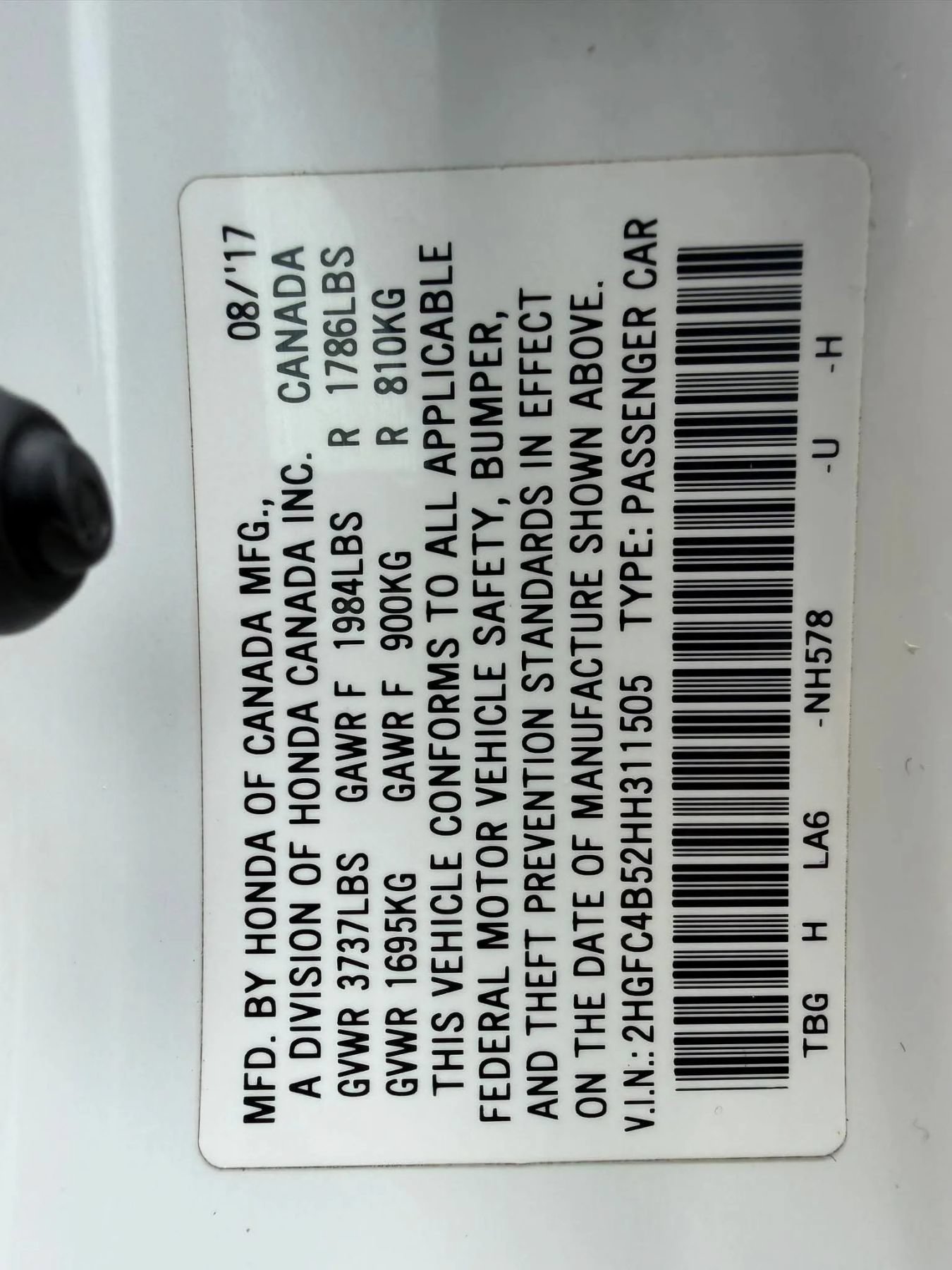 Used 2017 Honda Civic LX image 24