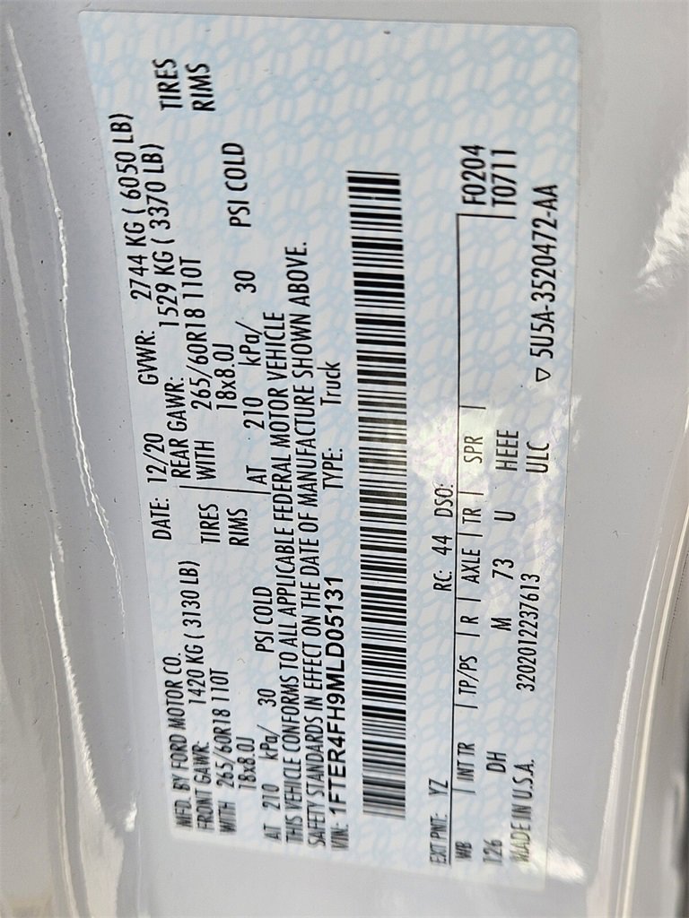 Used 2021 Ford Ranger Lariat w/ FX4 Off-Road Package image 24