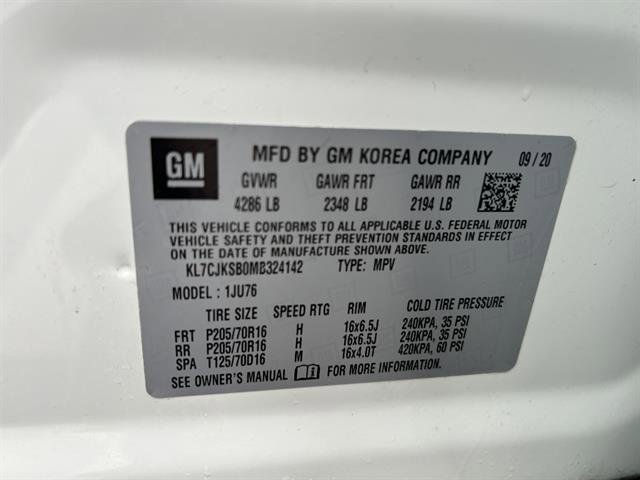 Used 2021 Chevrolet Trax LS w/ Tint and Cruise Package FWD image 16