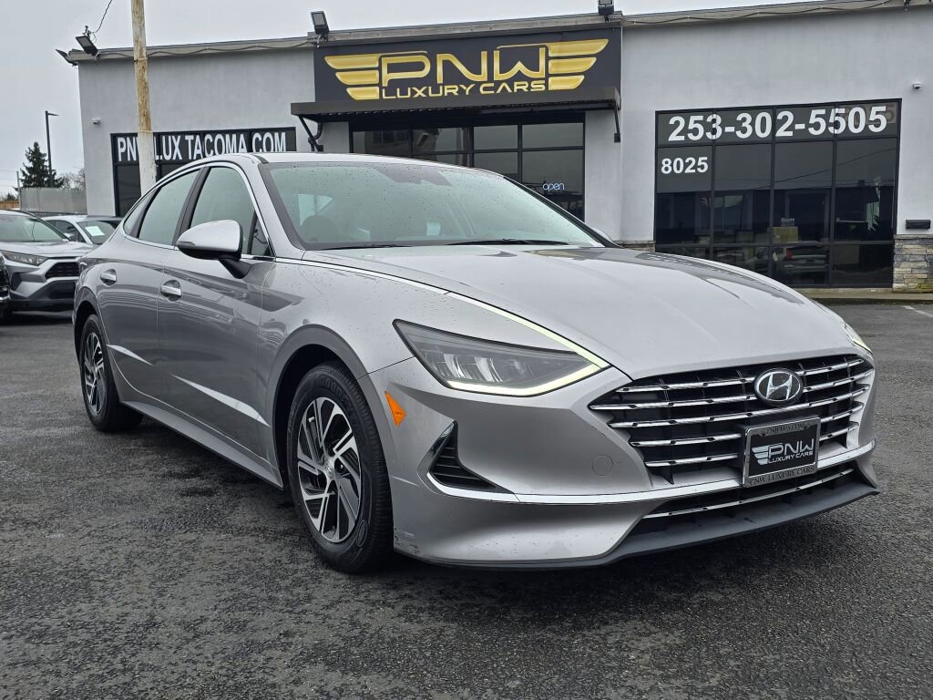 Used 2021 Hyundai Sonata Blue image 4