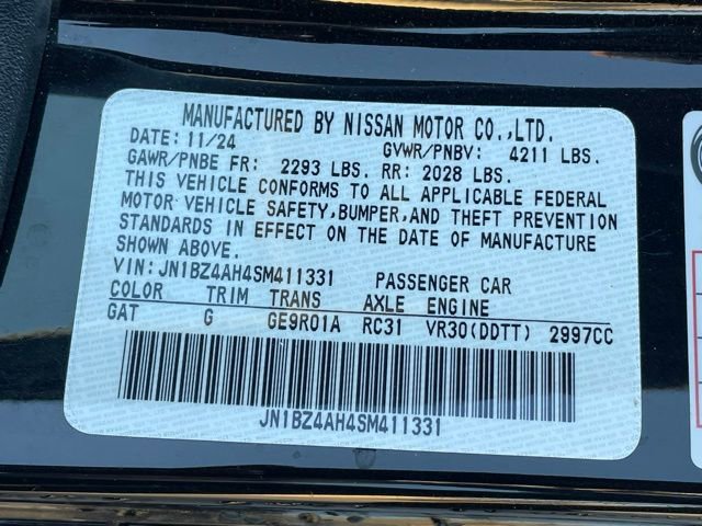 Used 2025 Nissan Z Sport w/ Floor Mat Package image 34
