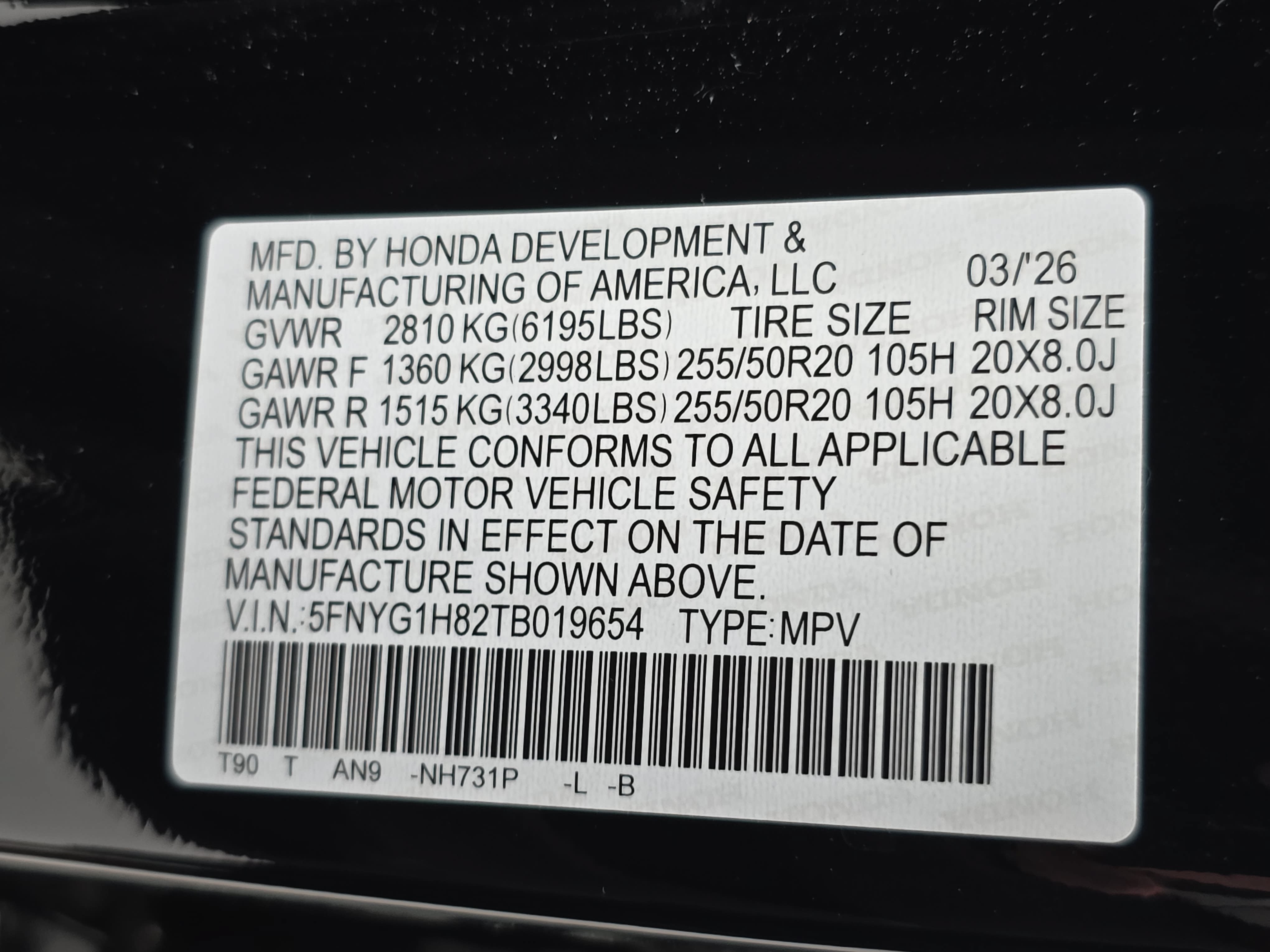 Used 2026 Honda Pilot Elite image 37