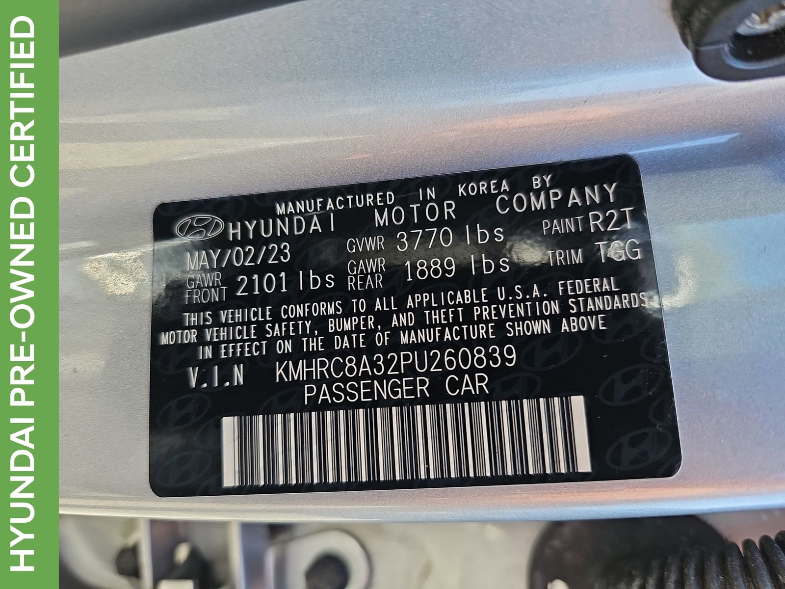 Certified 2023 Hyundai Venue SEL FWD image 37