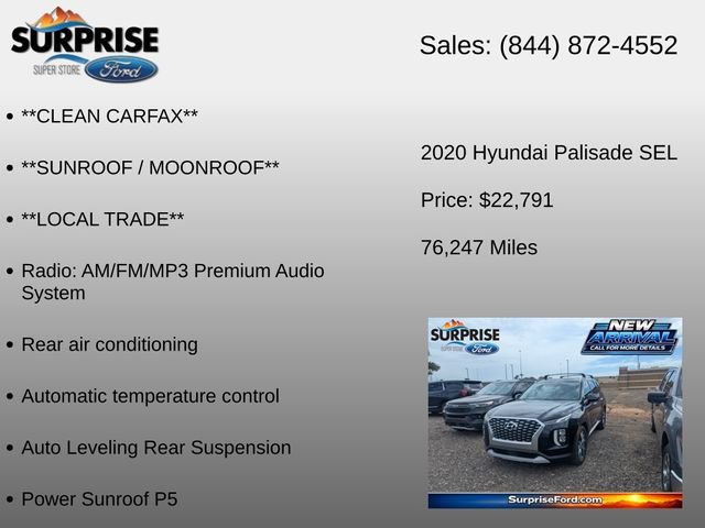 Used 2020 Hyundai Palisade SEL FWD image 16