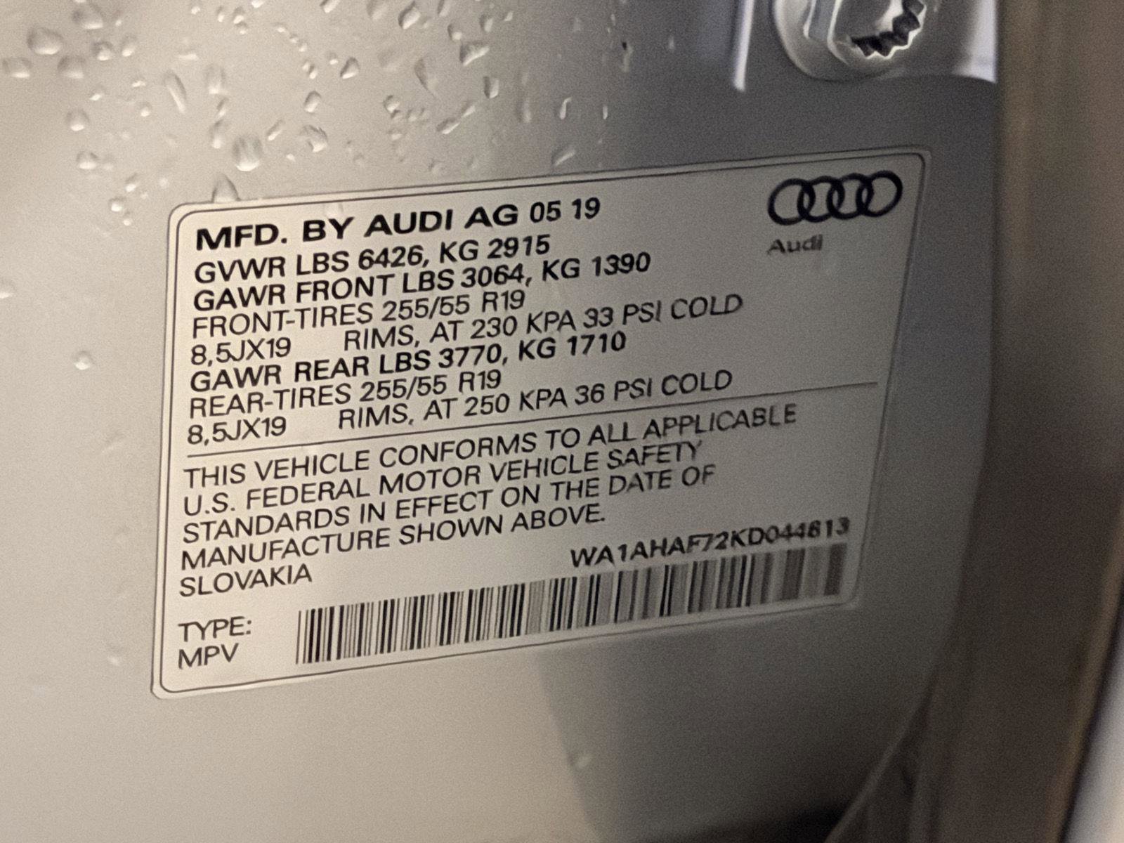 Used 2019 Audi Q7 2.0T Premium w/ Cold Weather Package image 26