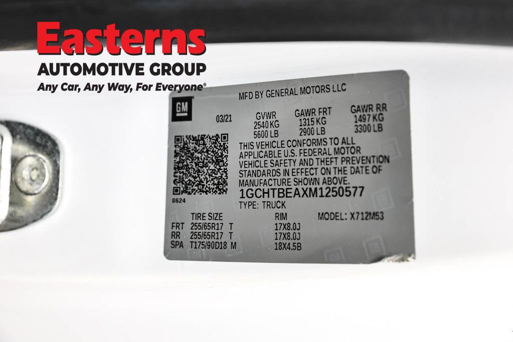 Used 2021 Chevrolet Colorado W/T w/ WT Convenience Package AWD/4WD image 36