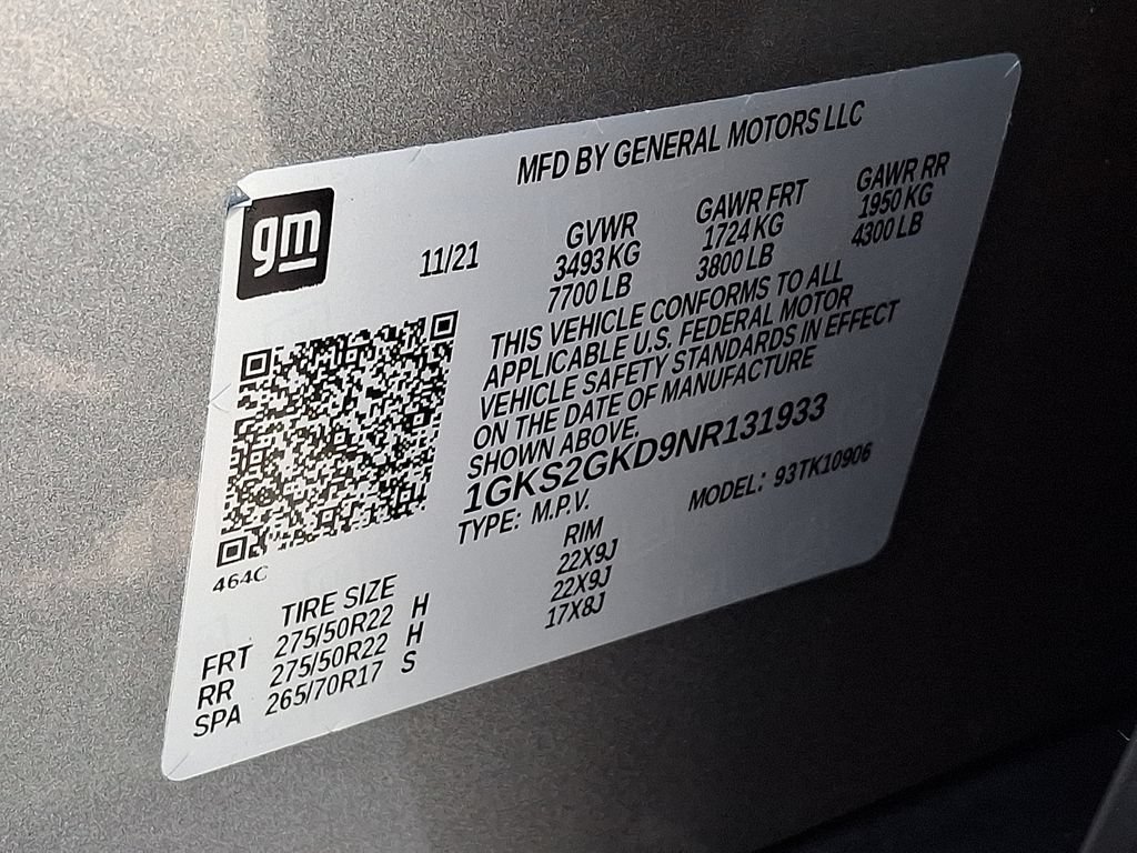 Used 2022 GMC Yukon XL SLT w/ SLT Luxury Package AWD/4WD image 33