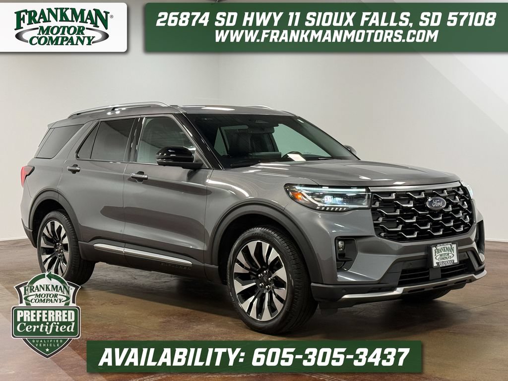 Used 2025 Ford Explorer Platinum w/ LUX Leather Package AWD/4WD image 1