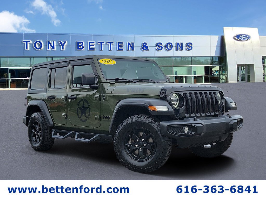 Used 2021 Jeep Wrangler Unlimited Sport AWD/4WD image 1