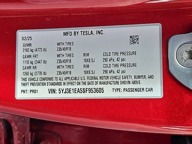 Used 2025 Tesla Model 3 Long Range image 27