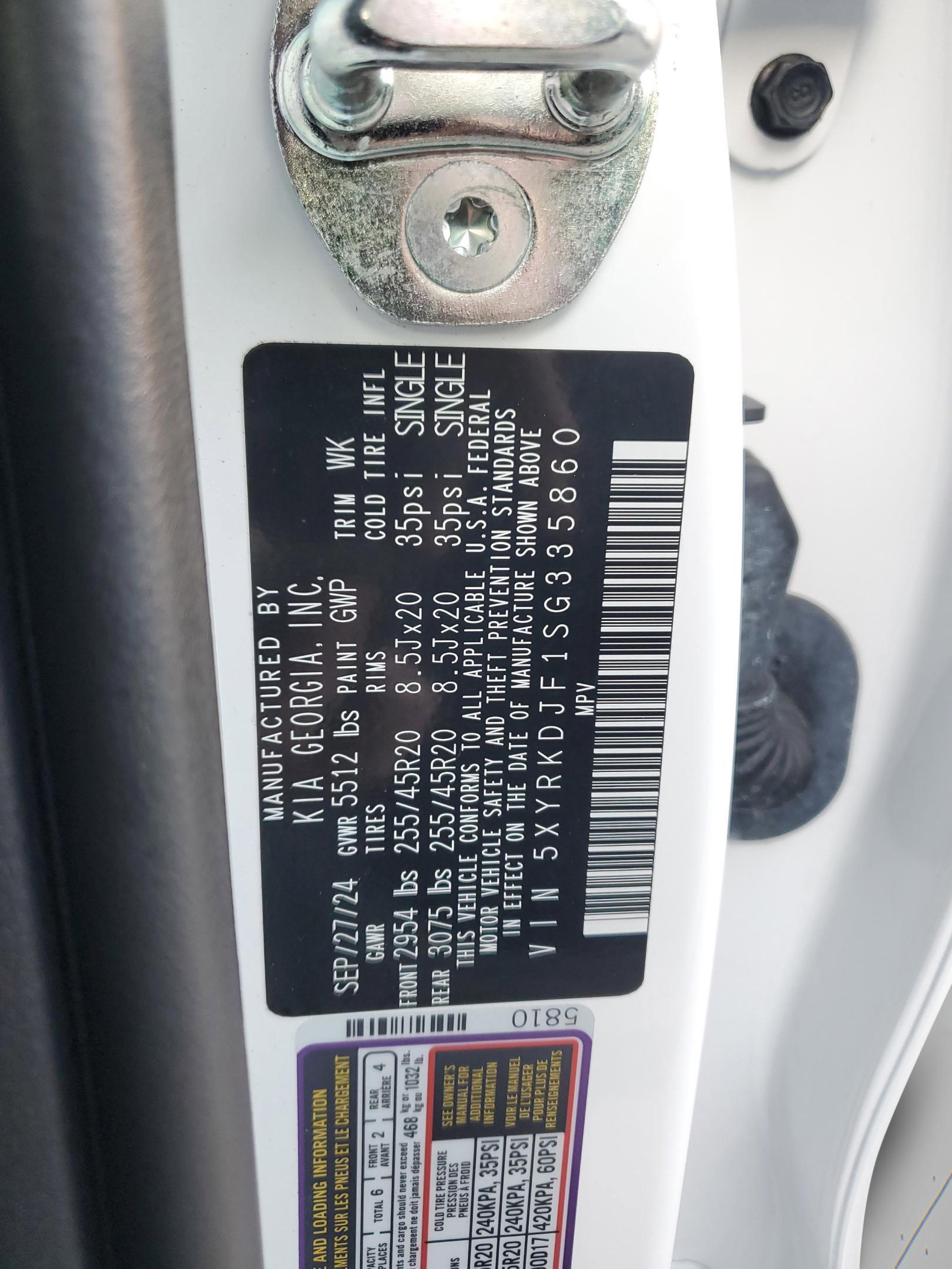 Certified 2025 Kia Sorento SX AWD/4WD image 33