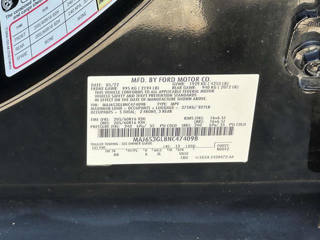 Used 2022 Ford EcoSport SE w/ SE Convenience Package AWD/4WD image 35