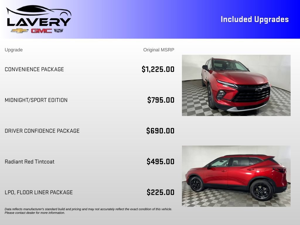 Used 2024 Chevrolet Blazer LT w/ Convenience Package FWD image 7