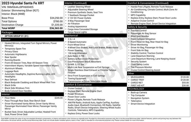 Used 2023 Hyundai Santa Fe XRT image 7