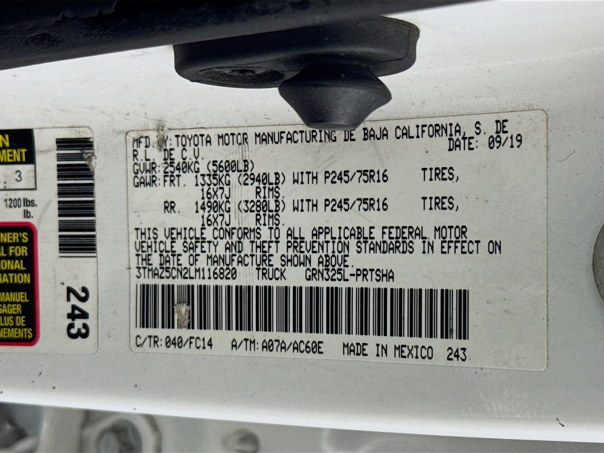 Used 2020 Toyota Tacoma SR5 image 70