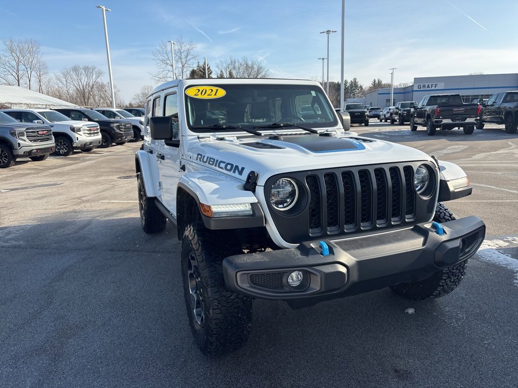 Used 2021 Jeep Wrangler Unlimited Rubicon 4xe w/ Cold Weather Group image 3