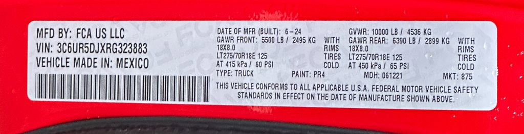 Used 2024 RAM 2500 Big Horn w/ Bed Utility Group image 57