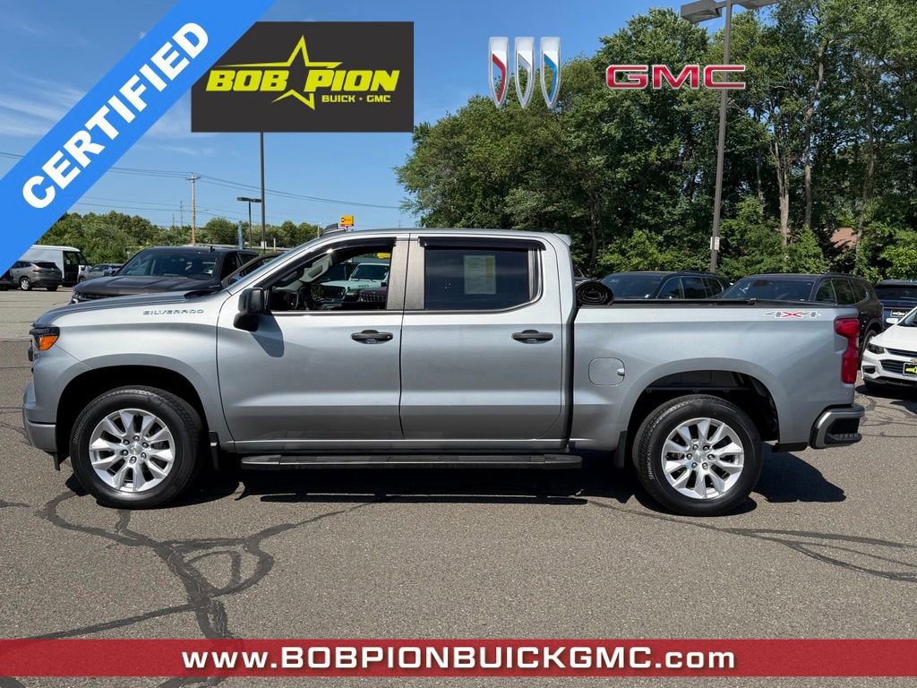 Certified 2023 Chevrolet Silverado 1500 Custom AWD/4WD image 3