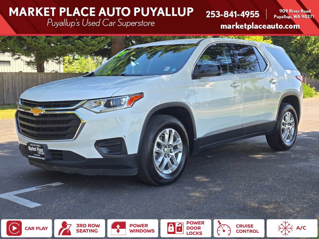 Used 2021 Chevrolet Traverse LS FWD image 1