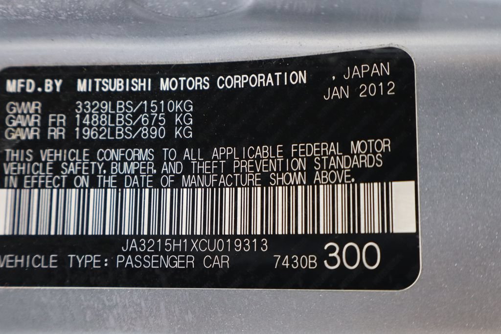 Used 2012 Mitsubishi i RWD image 16