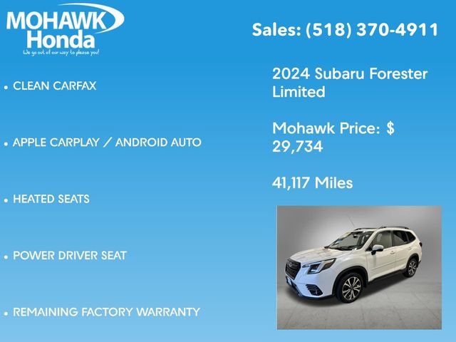 Used 2024 Subaru Forester Limited AWD/4WD image 14