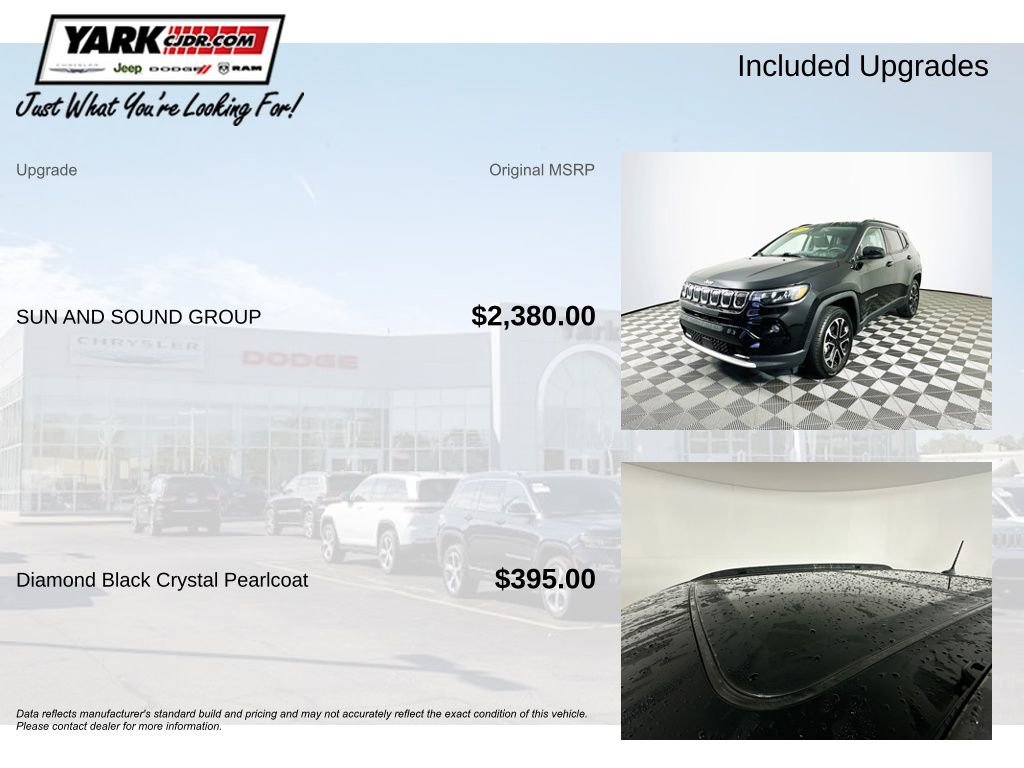 Used 2022 Jeep Compass Limited w/ Sun and Sound Group image 5