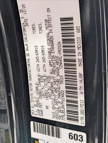 New 2026 Toyota Tacoma TRD Sport image 17