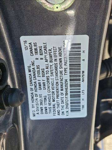 Used 2017 Honda Civic EX-L image 24