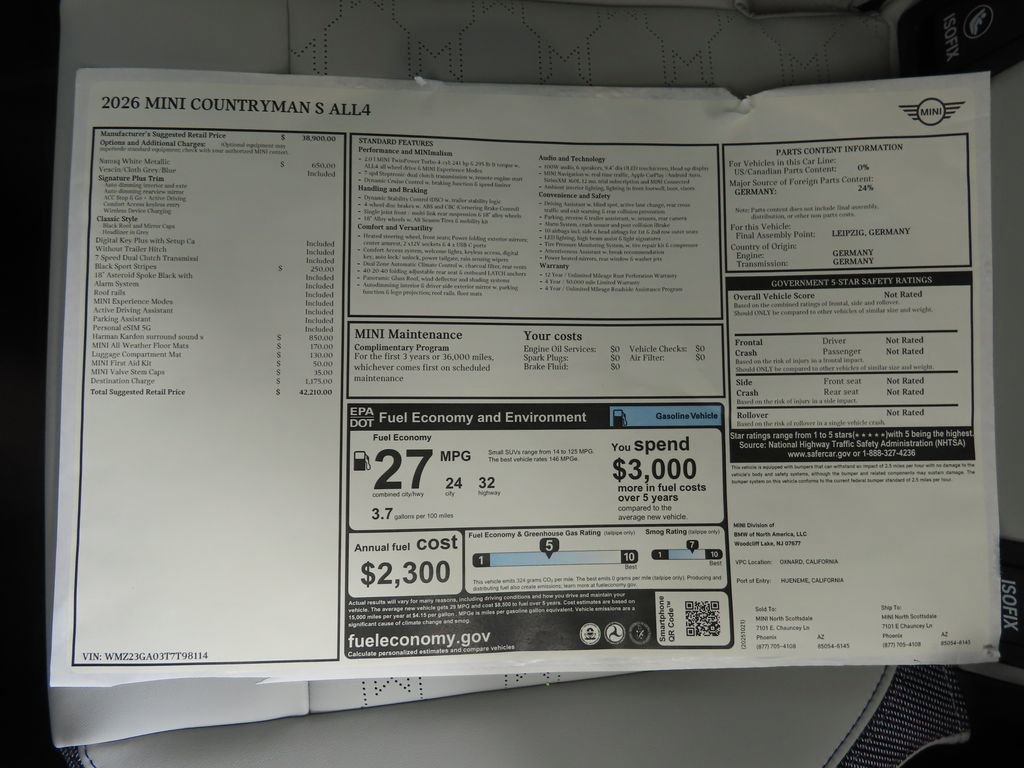 Used 2026 MINI Cooper Countryman S AWD/4WD image 10