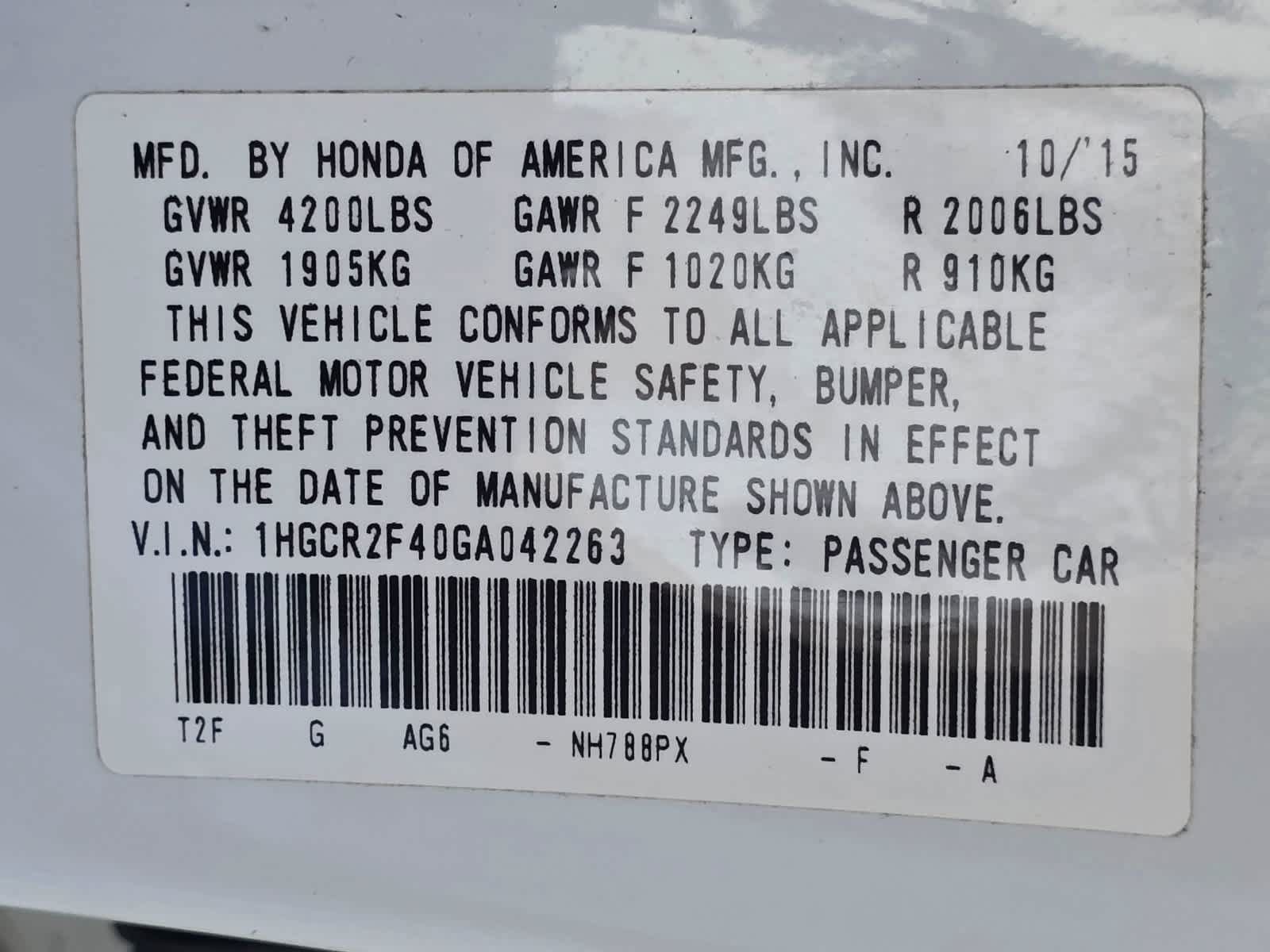 Used 2016 Honda Accord LX image 30