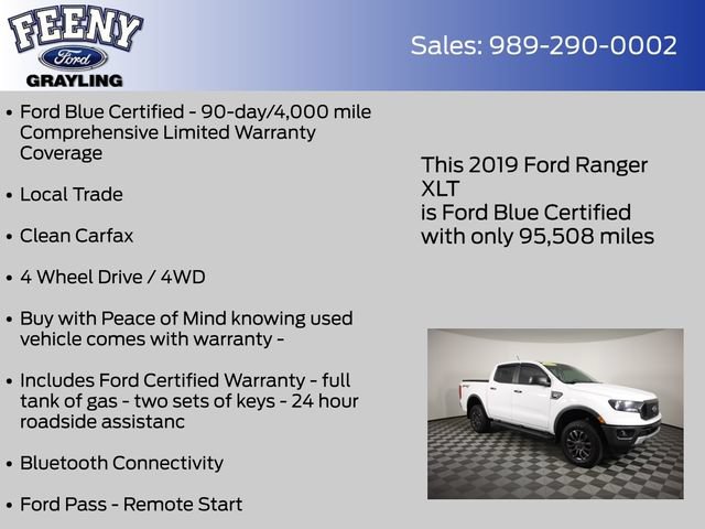 Used 2019 Ford Ranger XLT w/ Equipment Group 302A Luxury AWD/4WD image 5