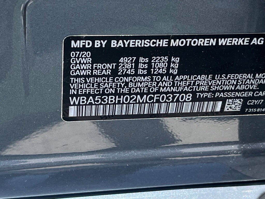 Used 2021 BMW 530i w/ Convenience Package RWD image 25