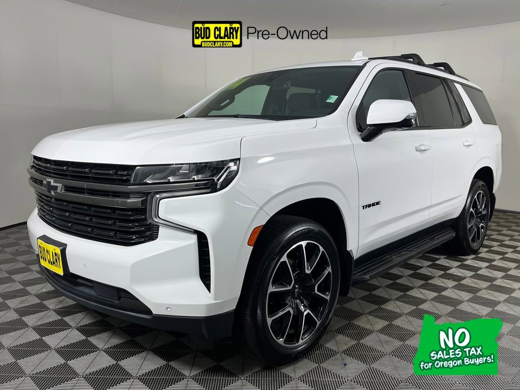 Used 2021 Chevrolet Tahoe RST w/ Luxury Package image 1