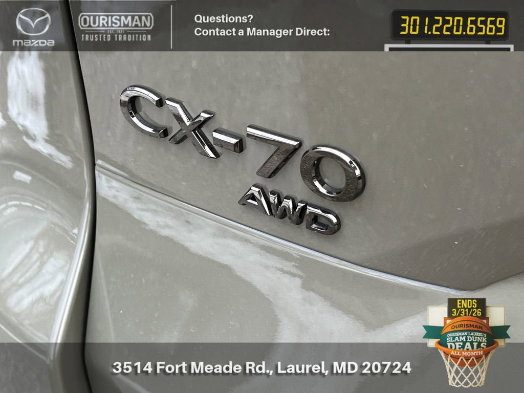 New 2026 MAZDA CX-70 3.3 Turbo w/ Preferred Package image 24