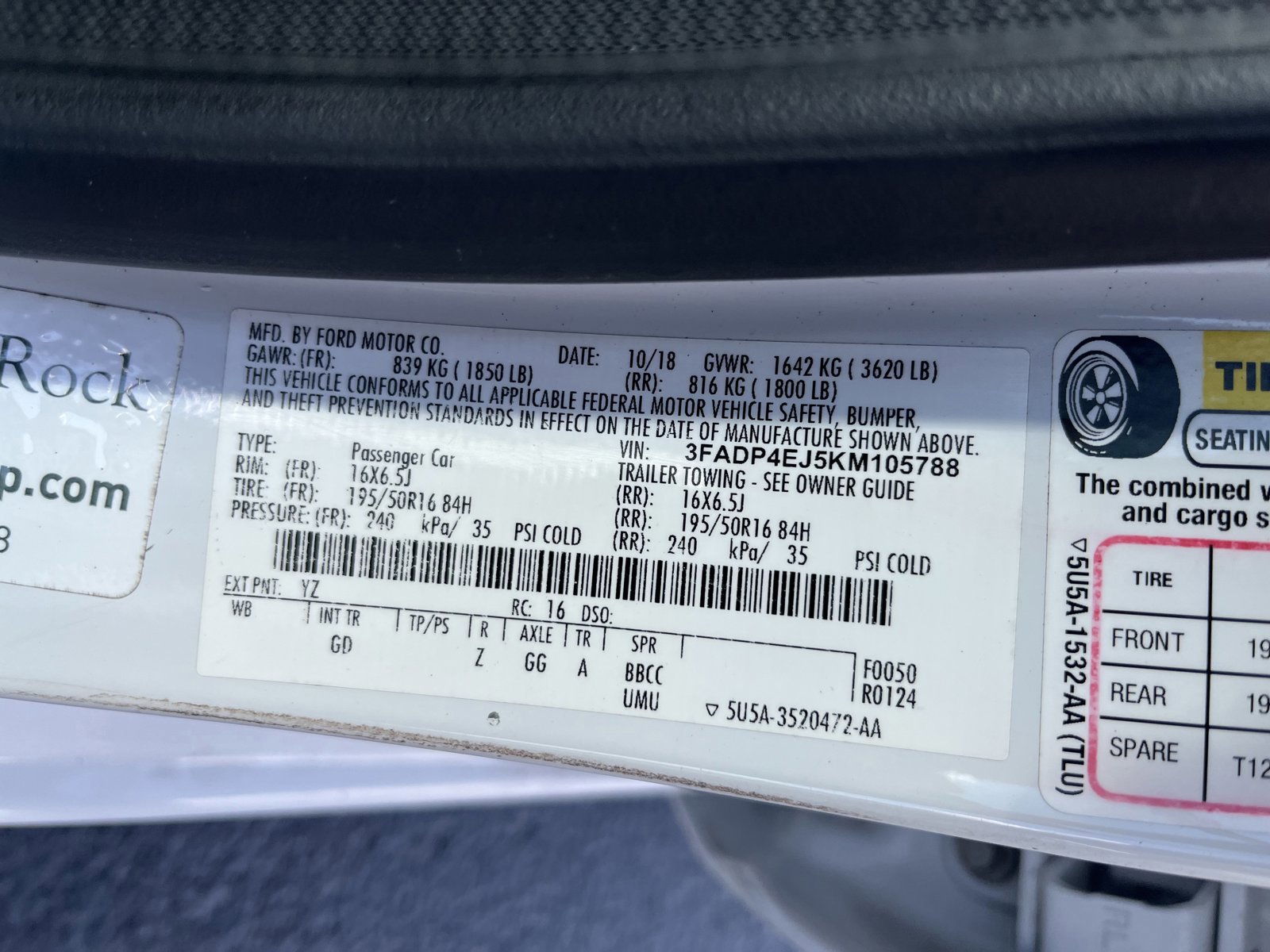 Used 2019 Ford Fiesta SE w/ Equipment Group 201A image 16