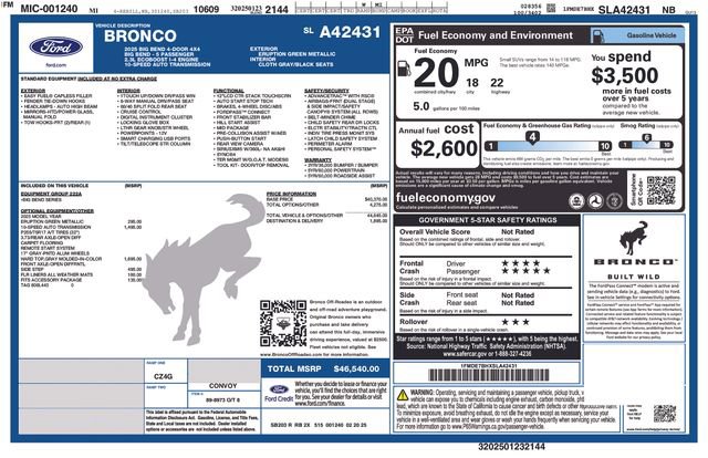 Used 2025 Ford Bronco Big Bend image 33