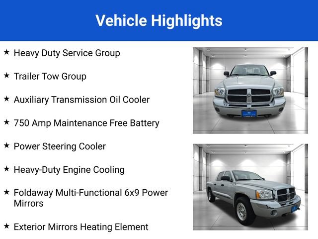 Used 2005 Dodge Dakota Laramie w/ Trailer Tow Group AWD/4WD image 2