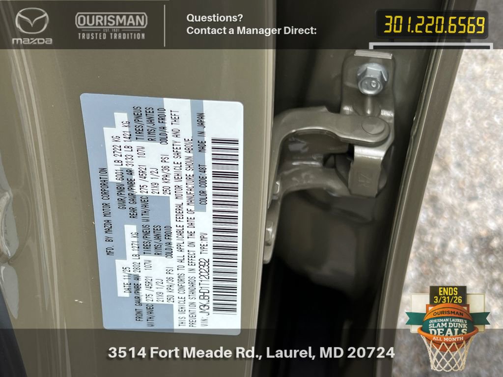 New 2026 MAZDA CX-70 3.3 Turbo w/ Preferred Package image 33