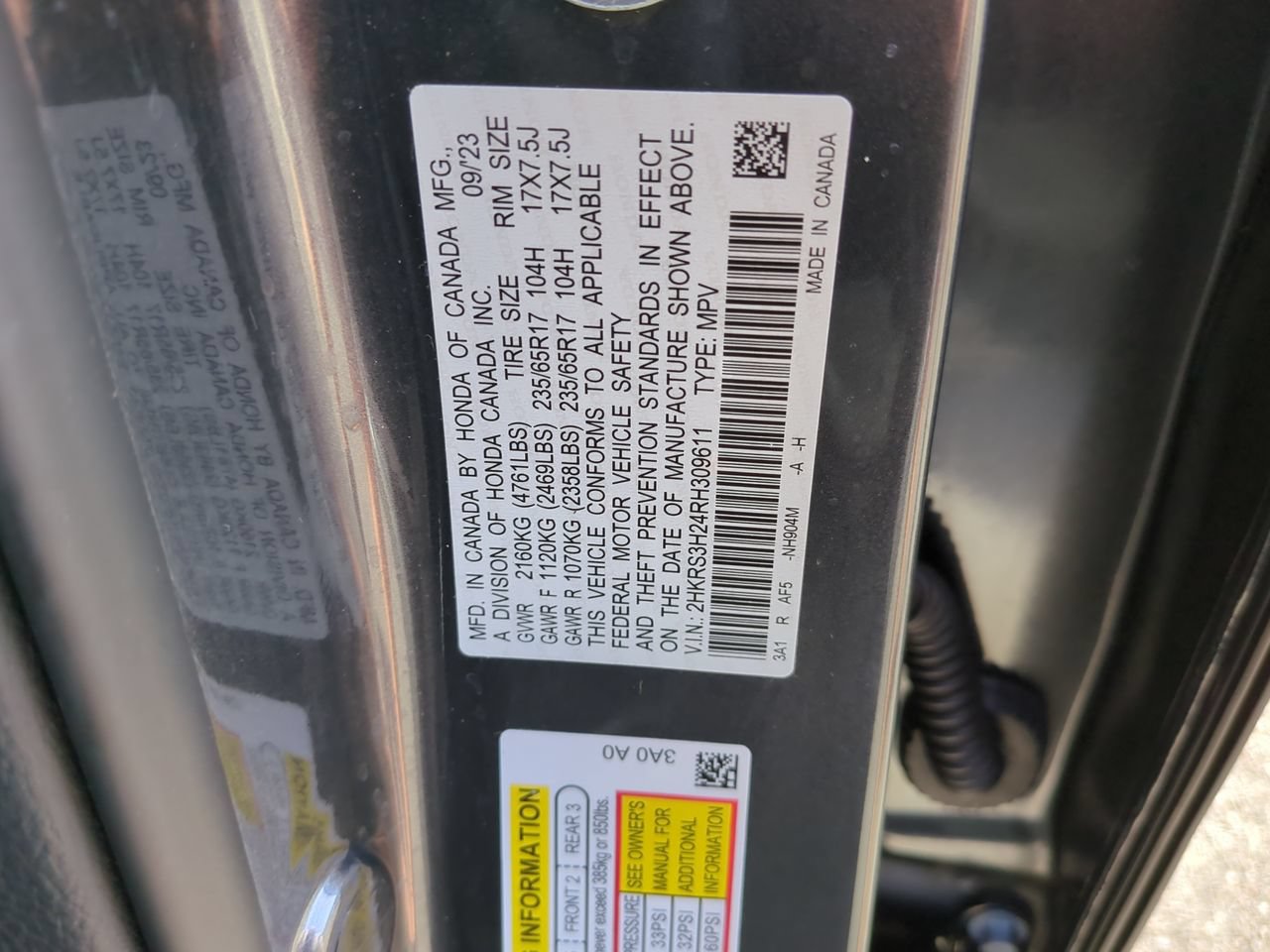 Certified 2024 Honda CR-V LX image 24