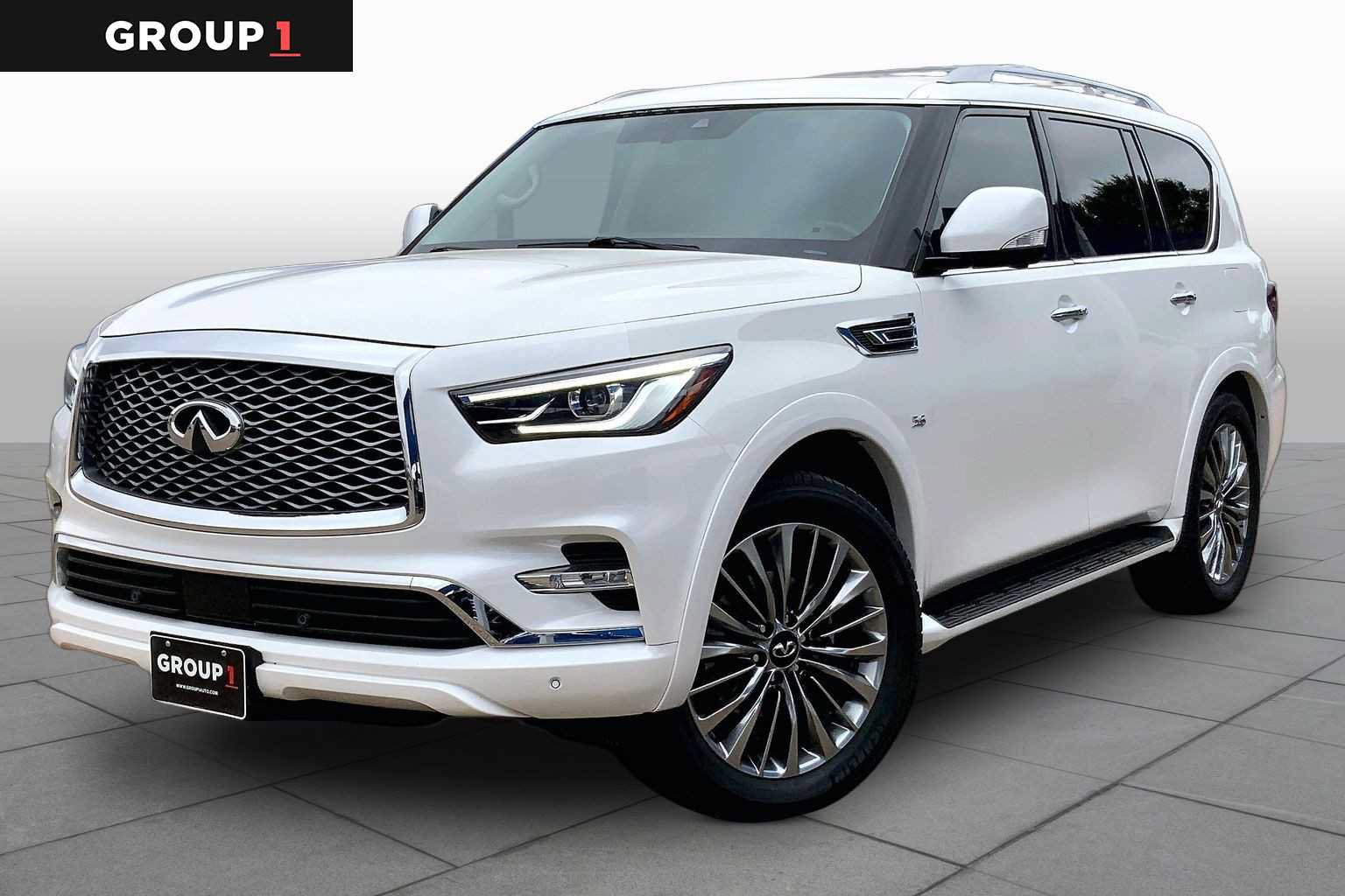 Used 2019 INFINITI QX80 Luxe w/ 22" Wheel Package RWD image 1