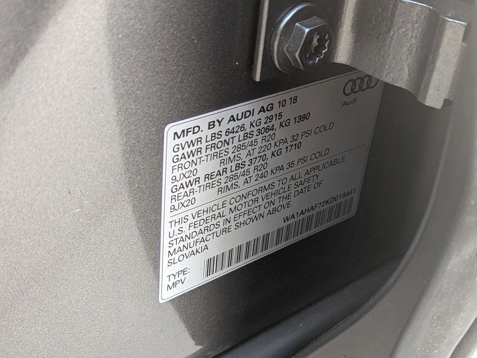 Used 2019 Audi Q7 2.0T Premium w/ Convenience Package AWD/4WD image 18