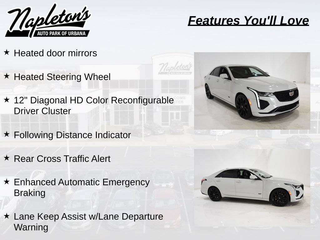 Used 2021 Cadillac CT4 V w/ Technology Package AWD/4WD image 27