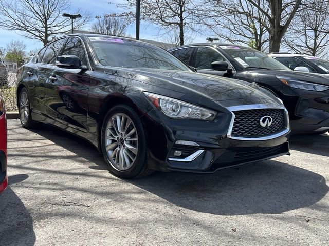 Used 2021 INFINITI Q50 Luxe w/ Seat & Sound Package image 1