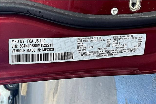 Used 2021 Jeep Compass Latitude AWD/4WD image 19