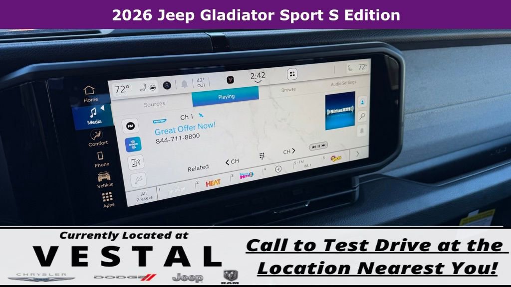 New 2026 Jeep Gladiator Sport AWD/4WD image 24
