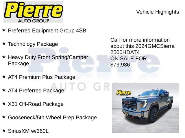 Used 2024 GMC Sierra 2500 AT4 w/ AT4 Premium Plus Package AWD/4WD image 7
