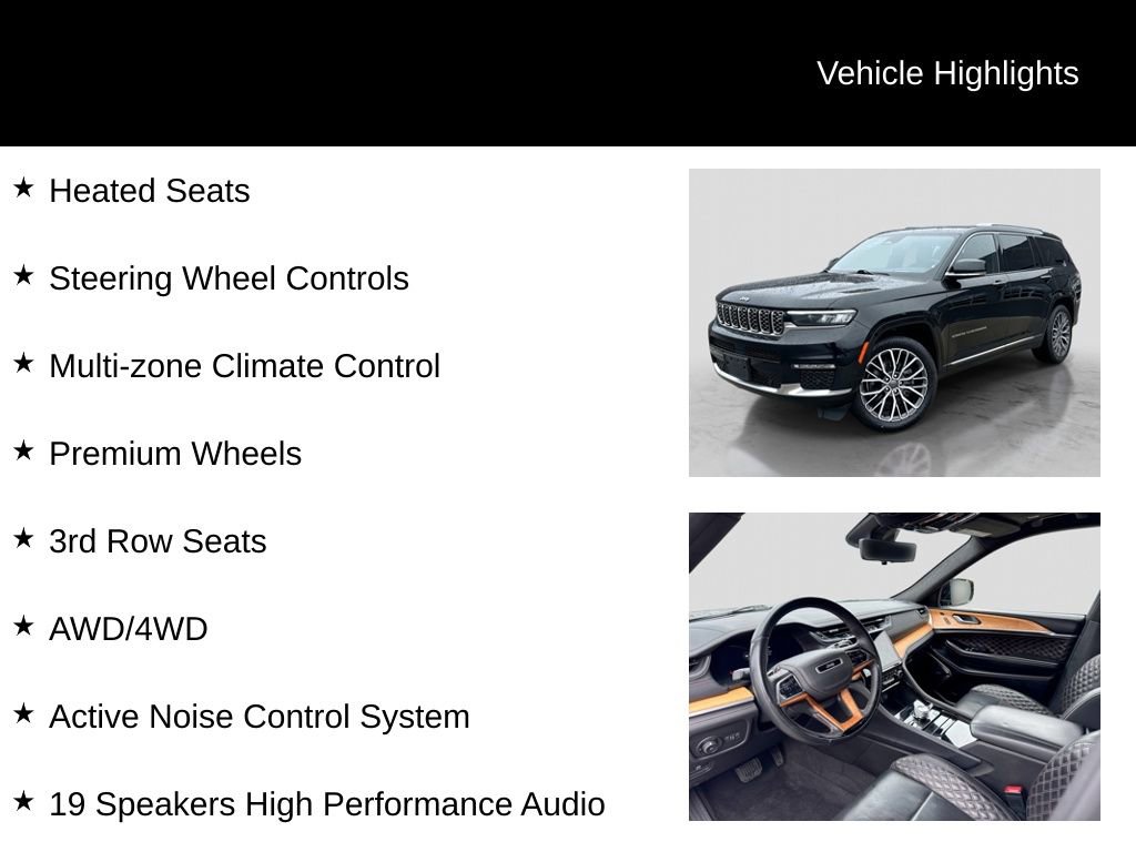 Used 2021 Jeep Grand Cherokee L Summit AWD/4WD image 26