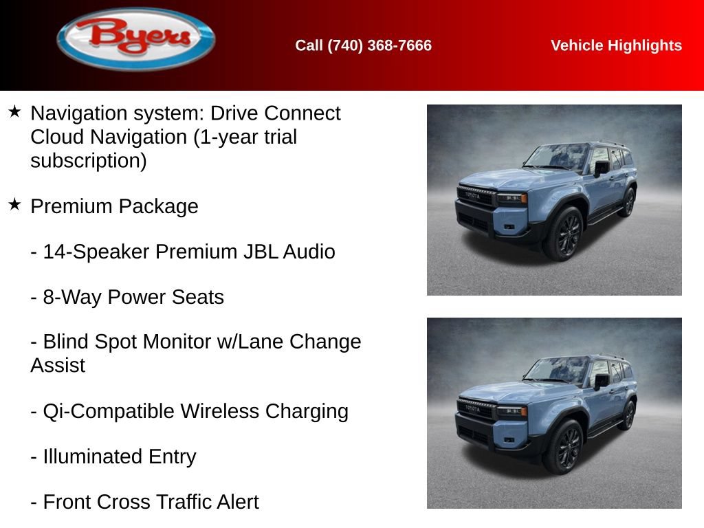 Used 2025 Toyota Land Cruiser w/ Premium Package AWD/4WD image 10