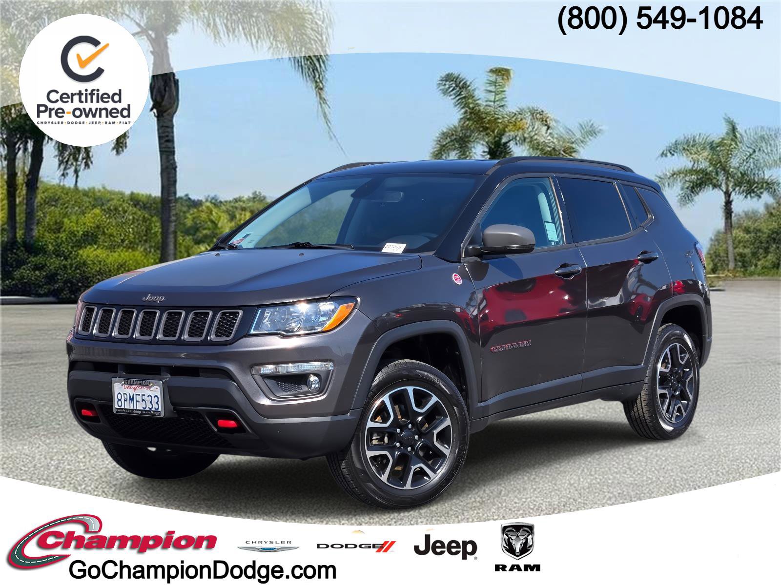 Certified 2019 Jeep Compass Trailhawk w/ Cold Weather Group